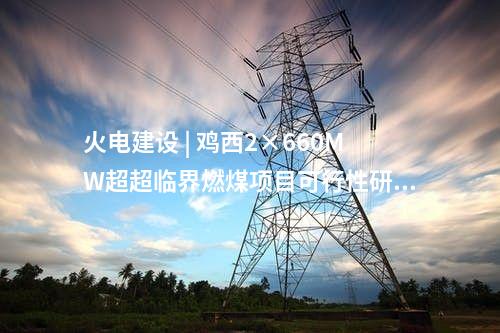 火電建設(shè) | 雞西2×660MW超超臨界燃煤項(xiàng)目可行性研究原則評審會召開
