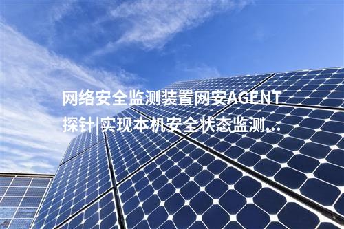惠江安網絡安全監測探針|產生網絡安全事件提供給監測裝置。
