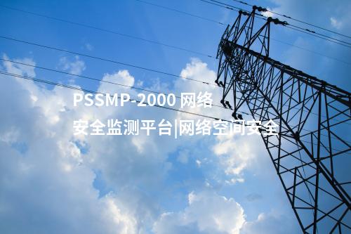 PSSMP-2000 網絡安全監測平臺|網絡空間安全