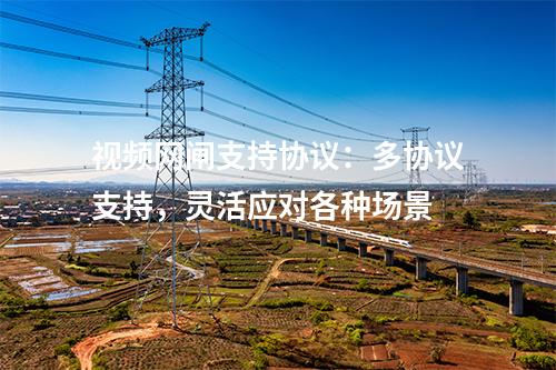 視頻網閘支持協議：多協議支持，靈活應對各種場景